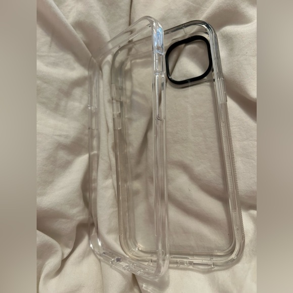 Clear iPhone Cases for 14 Plus/Pro Max with Black Clip Case - Picture 10 of 10